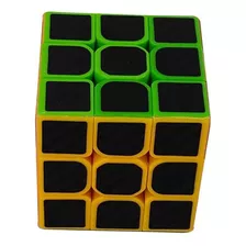 Cubo Mágico Preto Colorido Formato 3x3x3