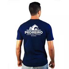 Camiseta Pedreiro Trabalho Autônomo Uniforme Profissional