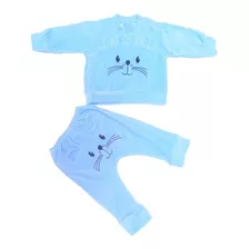 Conjunto Bebé , Beba Plush Talle 2 O 3 Buzo Y Babucha Ajuar