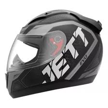 Capacete Moto Feminino Masculino Fechado Jett Evo Line Fosco