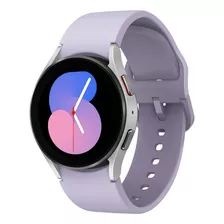 Smartwatch Samsung Galaxy Watch5 40mm Super Amoled Ip68 Color De La Caja Blanco Color De La Malla Violet Color Del Bisel Silver & Violet