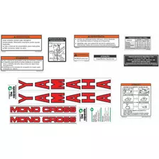 Adesivos Advertencia Yamaha Dt 180 1981 81 Premium