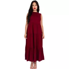 Maxivestido Tulum Sin Manga Tres Holaes Tirante Grueso Curvy