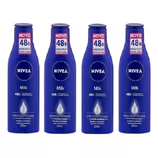 Kit 04 Loção Nivea 200ml Pele Extraseca Hidratante Corporal