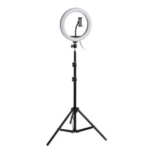 Iluminador Ring Light Youtuber Maquiagem 26cm Usb Led Tripé