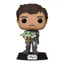 Funko Pop! The Mandalorian With Grogu