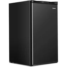 Refrigerador Compacto 1 Puerta 3.2p3 Color Negro Costway 