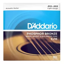 Encordoamento Violao Aço Daddario Ej16 012 Phosphor Bronze