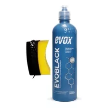 Renovador De Pneus Evoblack Pretinho 500ml + Aplicador Pneu Cor Azul-claro