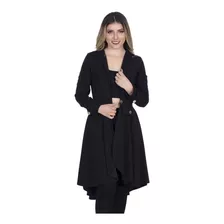 Abrigo Ligero Vestir Moda Elegante Estilo Casual Saco Largo