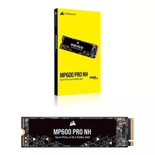 Ssd Corsair Mp600 Pro Nh 2tb 7000 Mb/s Nvme M.2, Cor Preta