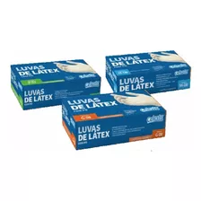 Luvas Descartáveis Látex Com Pó (50 Unid) - P