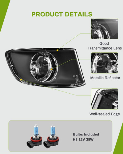 Luz Antiniebla Compatible Con Bmw 328xi Coupe 2007-2008 / Bm Foto 4