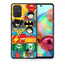 Funda Galaxy A71 Liga De La Justicia Tpu A51 A31 A21 A12 A11