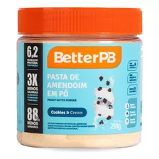 Pasta De Amendoim Em Pó Betterpb Cookies 210g 