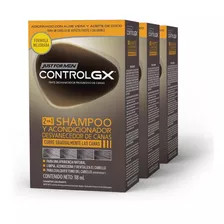 Just For Men Control Gx Shampoo Y Acondicionador 3 Pack