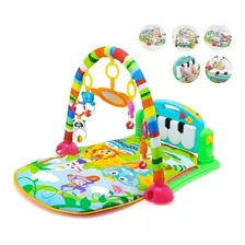 Gimnasio Piano Tapete Musical Y Luces Para Bebe+ Accesorios