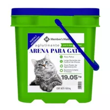 Arena Para Gato Member's Mark Cubeta De 19 Kg