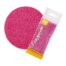 Sprinkles Chispas Color Rosa Granillo 40g Wilton 