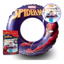 Boia Circular Marvel Spider Man Redonda Piscina Inflável