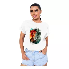 T Shirt Blusinha Feminina Leão De Judá Atacado Revenda