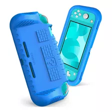 Funda Rígida Antigopes Azul Nintendo Switch Lite 2019