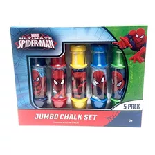 Ultimate Spider-man Juego De Tiza Jumbo
