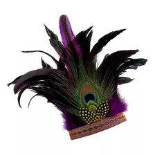 Diadema India Con Forma De Pluma Decorativa Para Fiestas