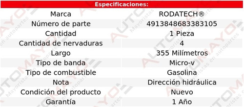 Una Banda Accesorios Rodatech Grand Voyager 2.4l 4 Cil 96-97 Foto 2