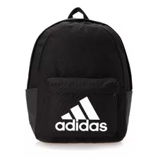 Mochila Clássica adidas Cor Black/white Desenho Do Tecido Liso