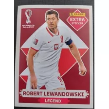 Figurinha Robert Lewandowski Copa 2022 Bordo Legend Original