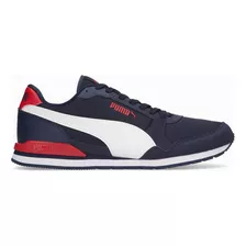 Tenis Puma St Runner V3 Mesh Hombre-azul/blanco