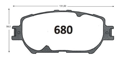 Pastillas De Frenos Delantera Toyota Camry 2.4-3.0 2002-2004 Foto 2