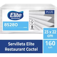 1 Paquete De Servilletas Cóctel Elite Professional 160 Un