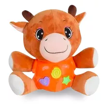 Pelúcia Musical E Luminária Para Bebê Buddy's Cow - Maxibaby