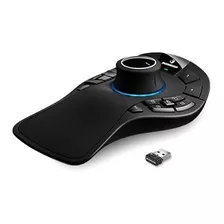 Mouse 3d - Sem Fio - 3dconnexion Spacemouse Pro - Preto - 3d