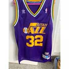 Uniforme Camiseta Nba Hwc Originals Utah Jazz Karl Malone