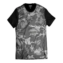 Camiseta Exército Camuflada Cinza Brasileira Top