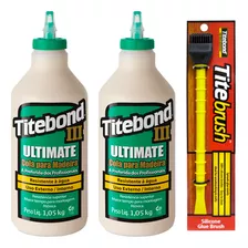Titebond 3 Cola P/ Madeira Kit C/ 2kg + Pincel Tite Brush 