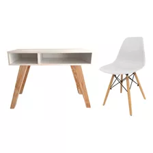 Combo Escritorio Y Silla Nordica