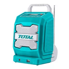 Parlante Total Tjrli2001 Portátil Con Bluetooth Turquesa 20v 50hz