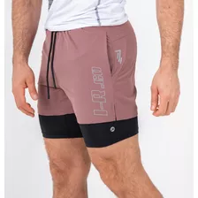 Short Con Calza Deportivo I Run Hombre Importado Premium