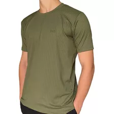 Camiseta Masculina Canelada Basica Arte Com Elastano 