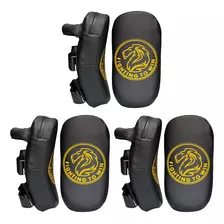 Kit 3 Pares De Aparador De Chute Muay-thai Bomcombate