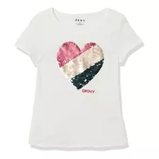 Dkny Playera Para Niña Reversible Original