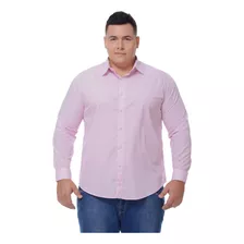 Camisa Social Manga Longa Plus Size Masculina Grande