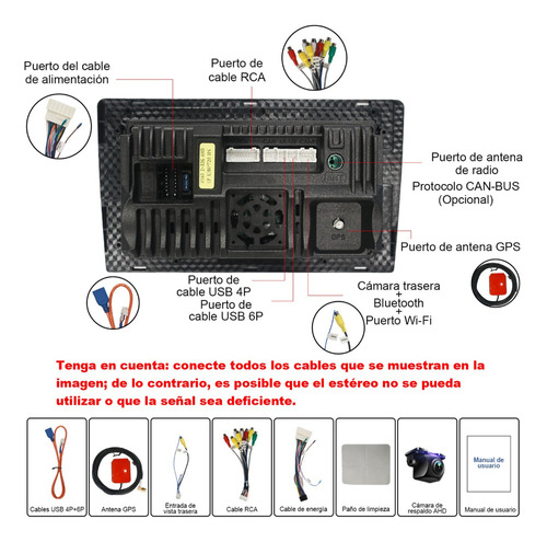 Estreo Para Toyota Corolla 2007-2011 Wireless Carplay Gps Foto 10