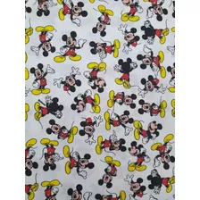 Tricoline 100% Algodão Mickey Mouse Disney 1,0x 1,50mt. 01