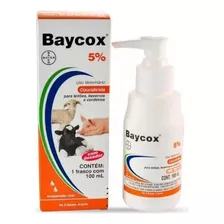 Baycox 5% 100ml Coccidiose Bezerro Suíno Ovino - 01 Un