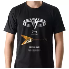 Camiseta Rock Banda Van Halen Guitarra Korina Flying V